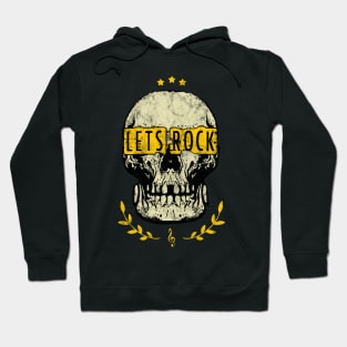 Rock and roll skull Hoodie